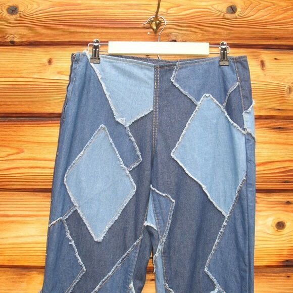 NWOT Jaded London Low Rise Patchwork Jeans - Picture 5 of 11